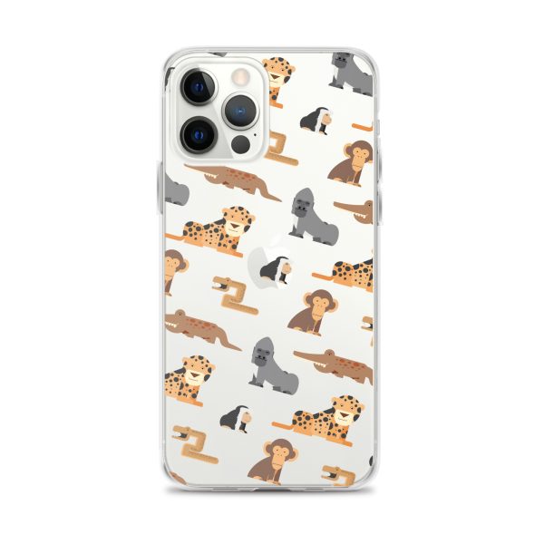 African Jungle Animals iPhone Clear Case