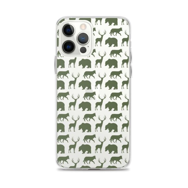 Animals Silhouette iPhone Clear Case