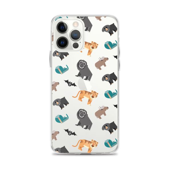 Asian Jungle Animals iPhone Clear Case
