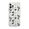 Black and White Halloween iPhone Clear Case