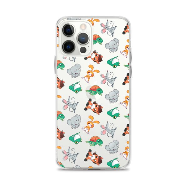Cute Animals iPhone Clear Case