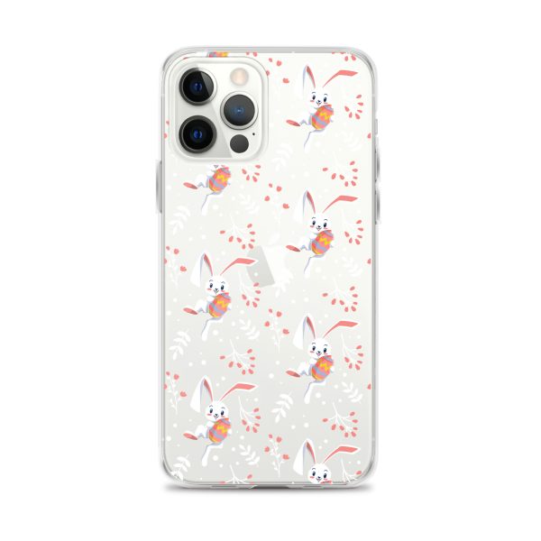Cute Easter Rabbit iPhone Clear Case