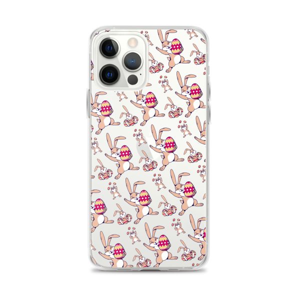 Easter Bunny With Egg iPhone Clear Case