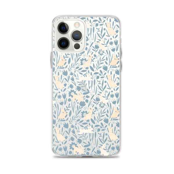 Easter Hopping Bunnies iPhone Clear Case