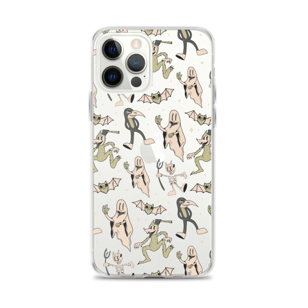 Spooky Vintage Halloween iPhone Clear Case