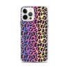 Neon Leopard iPhone Clear Case