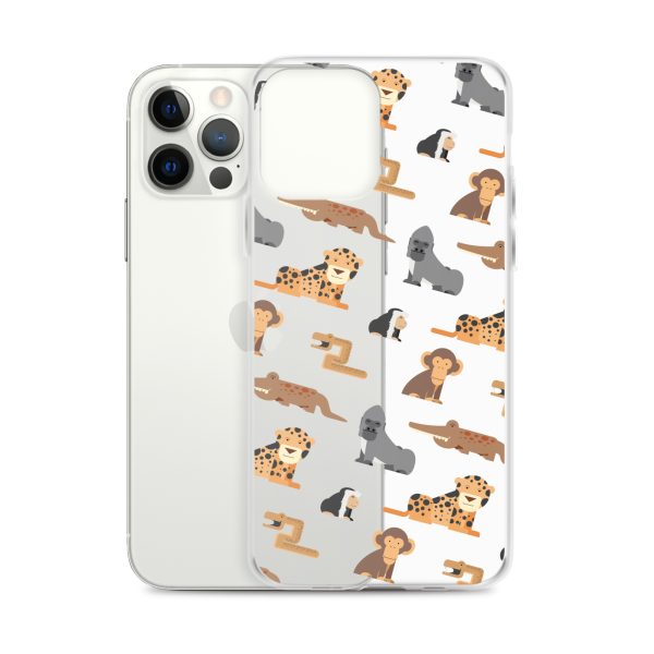 African Jungle Animals iPhone Clear Case
