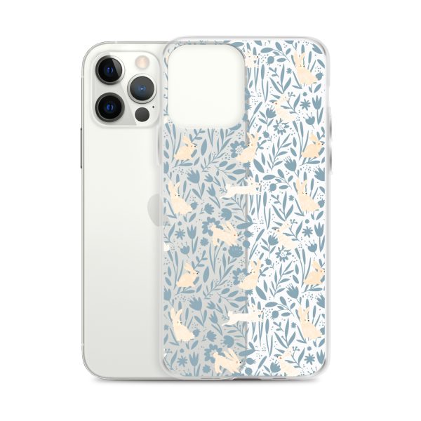 Easter Hopping Bunnies iPhone Clear Case