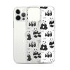 Panda Bears Bamboo iPhone Clear Case