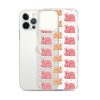 Pink Bunnies iPhone Clear Case