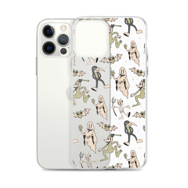 Spooky Vintage Halloween iPhone Clear Case