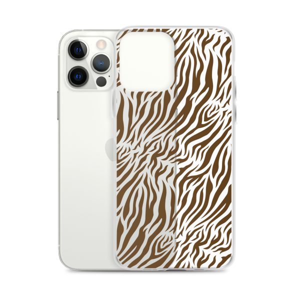 Tiger Print iPhone Clear Case