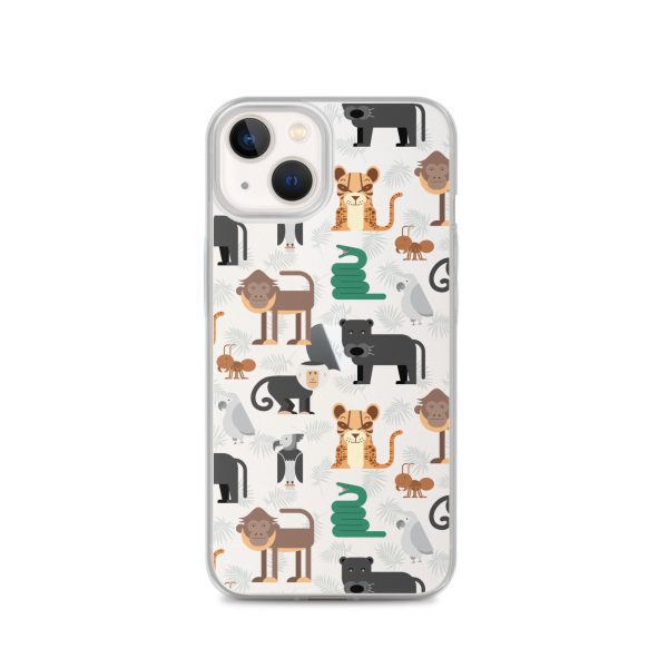 Amazon Jungle Animals iPhone Clear Case