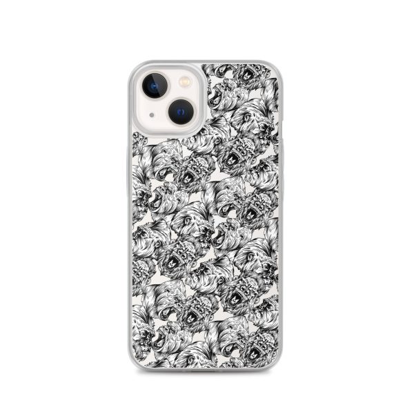 Angry Gorillas iPhone Clear Case