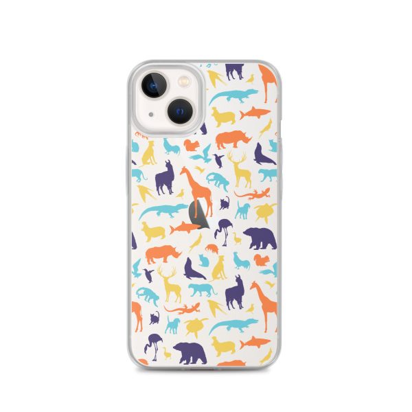 Animal Silhouette iPhone Clear Case