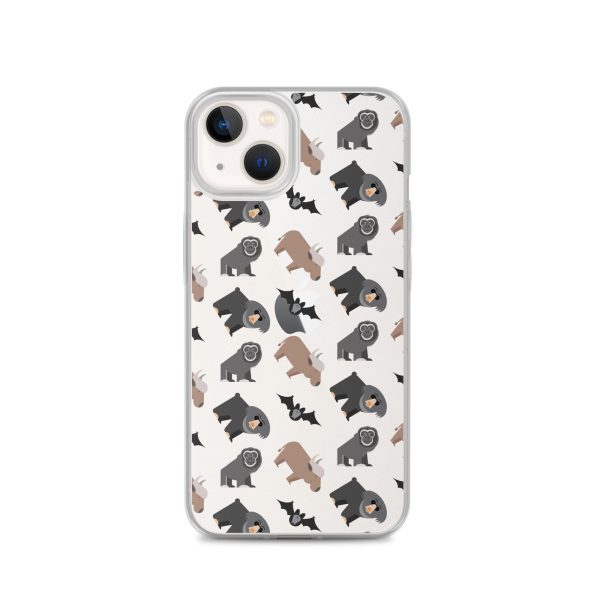 Asian Jungle Animal iPhone Clear Case