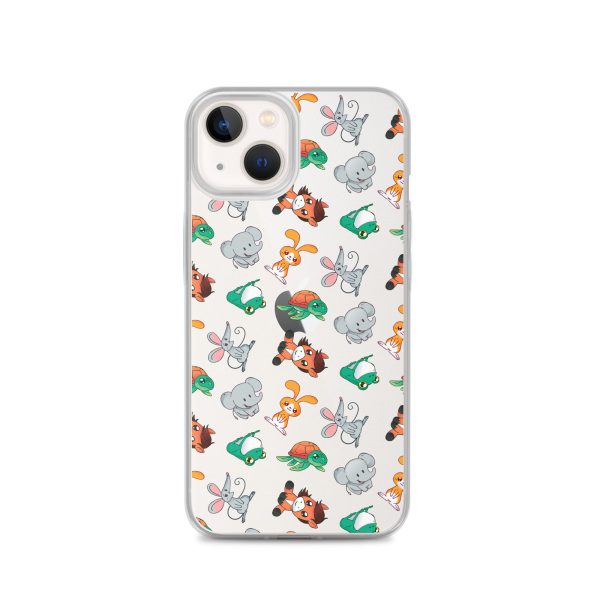 Cute Animals iPhone Clear Case
