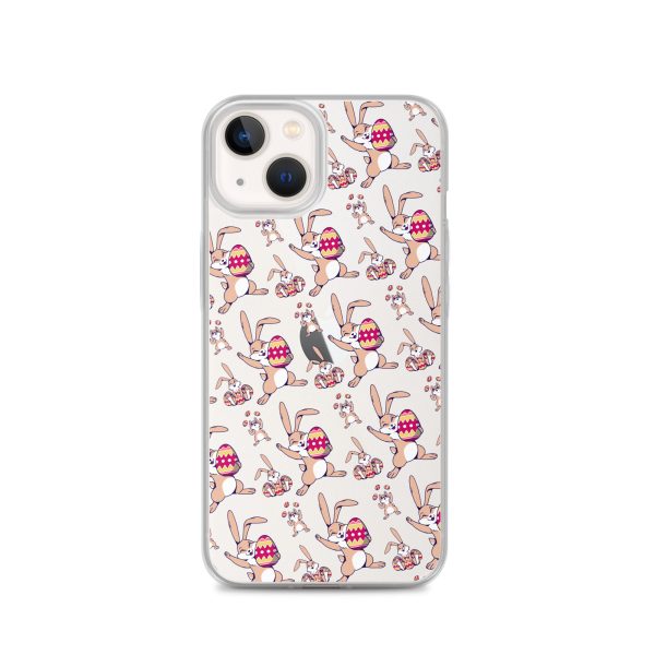 Easter Bunny With Egg iPhone Clear Case
