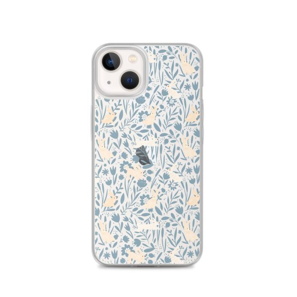 Easter Hopping Bunnies iPhone Clear Case
