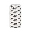 Monkey Silhouette iPhone Clear Case