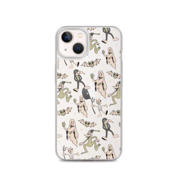 Spooky Vintage Halloween iPhone Clear Case