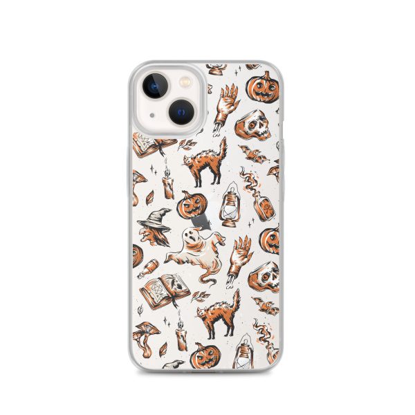 Vintage Halloween iPhone Clear Case