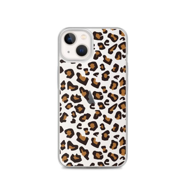 Seamless Leopard iPhone Clear Case