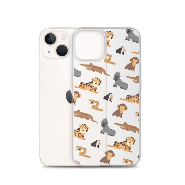 African Jungle Animals iPhone Clear Case