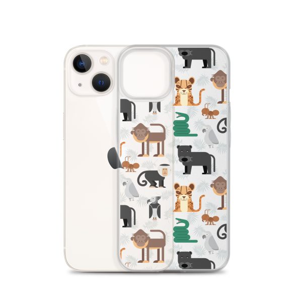 Amazon Jungle Animals iPhone Clear Case