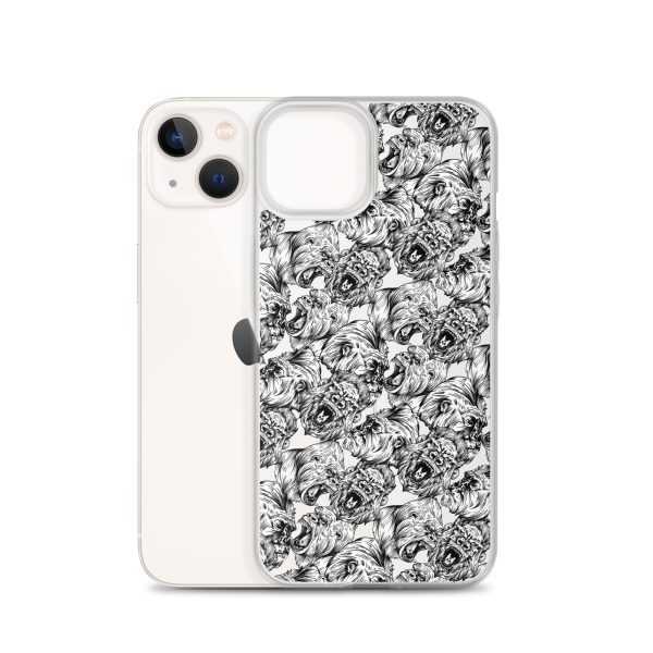 Angry Gorillas iPhone Clear Case