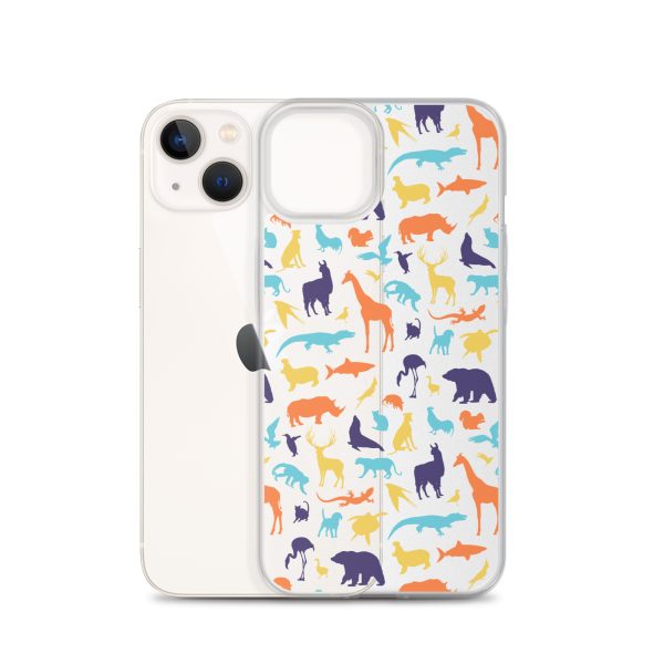 Animal Silhouette iPhone Clear Case