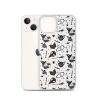 Black and White Halloween iPhone Clear Case