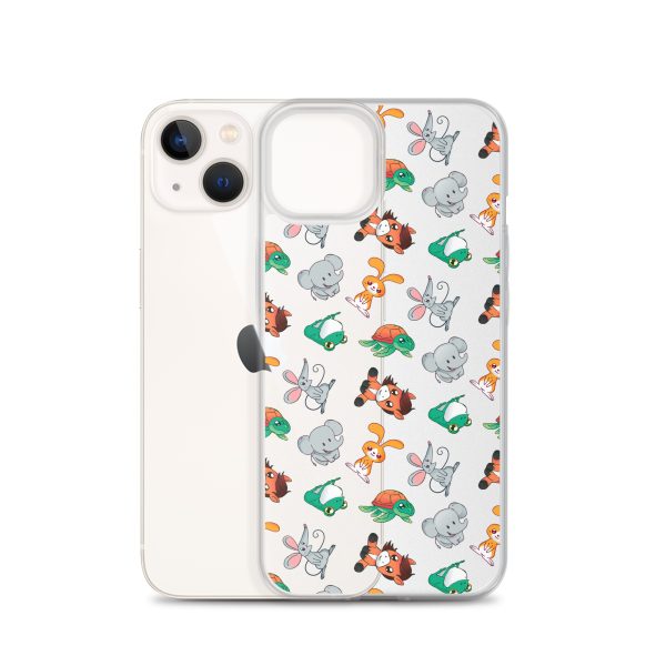 Cute Animals iPhone Clear Case