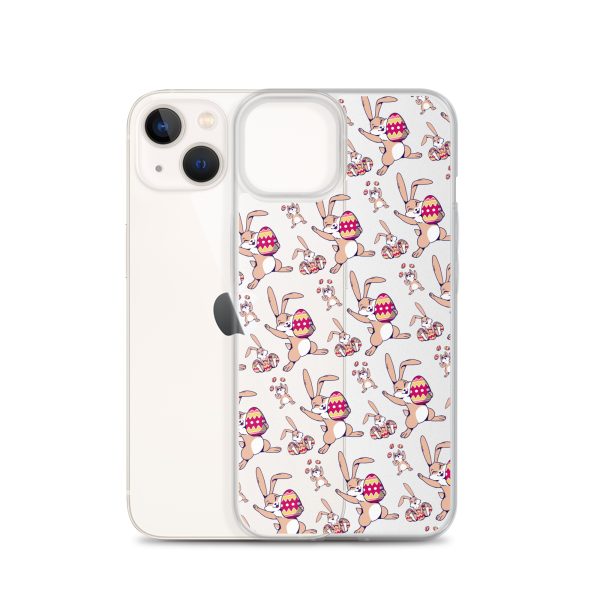 Easter Bunny With Egg iPhone Clear Case