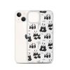 Panda Bears Bamboo iPhone Clear Case