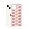 Pink Bunnies iPhone Clear Case