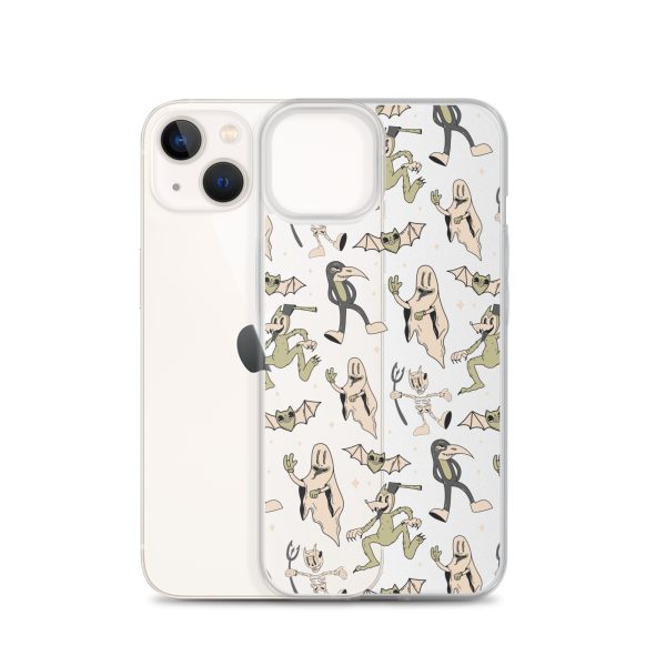 Spooky Vintage Halloween iPhone Clear Case