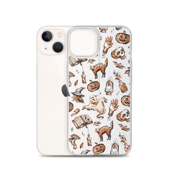 Vintage Halloween iPhone Clear Case