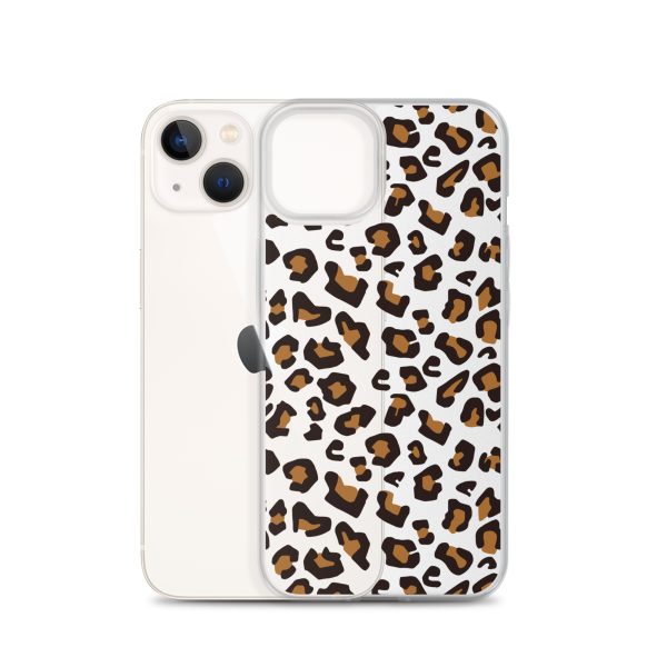 Seamless Leopard iPhone Clear Case