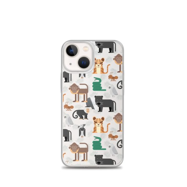 Amazon Jungle Animals iPhone Clear Case