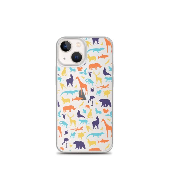 Animal Silhouette iPhone Clear Case