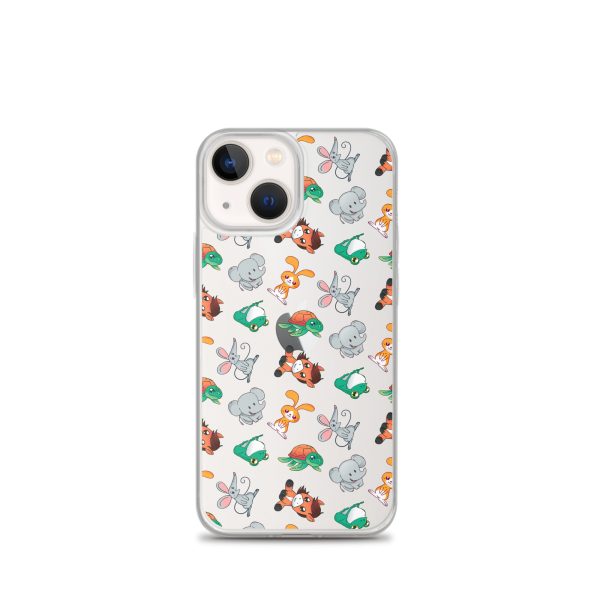 Cute Animals iPhone Clear Case