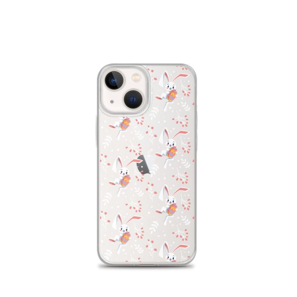 Cute Easter Rabbit iPhone Clear Case