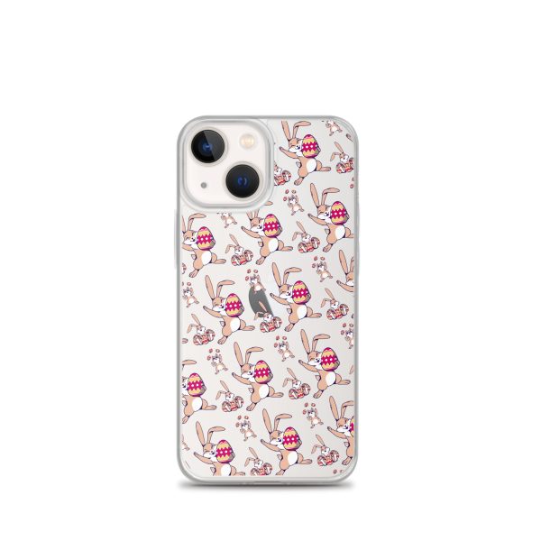Easter Bunny With Egg iPhone Clear Case