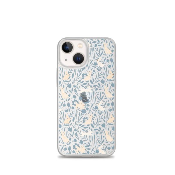 Easter Hopping Bunnies iPhone Clear Case