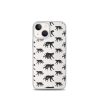 Monkey Silhouette iPhone Clear Case
