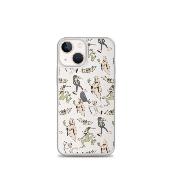 Spooky Vintage Halloween iPhone Clear Case