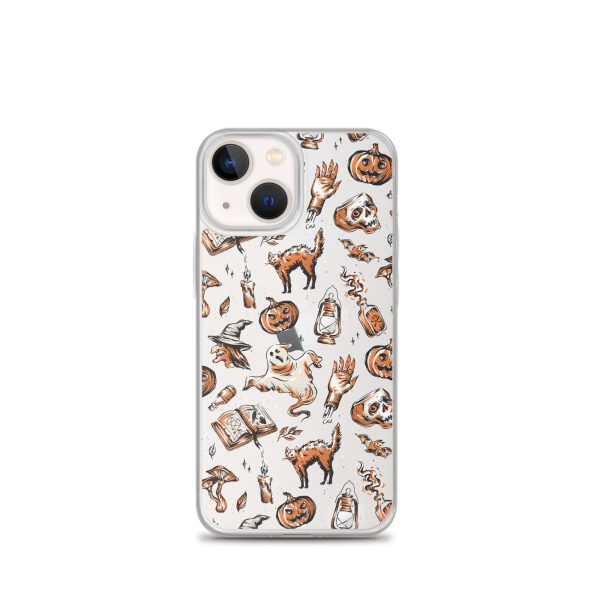 Vintage Halloween iPhone Clear Case