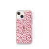 Leopard Heart Print iPhone Clear Case