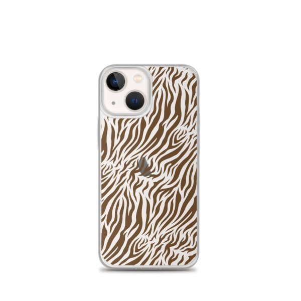 Tiger Print iPhone Clear Case